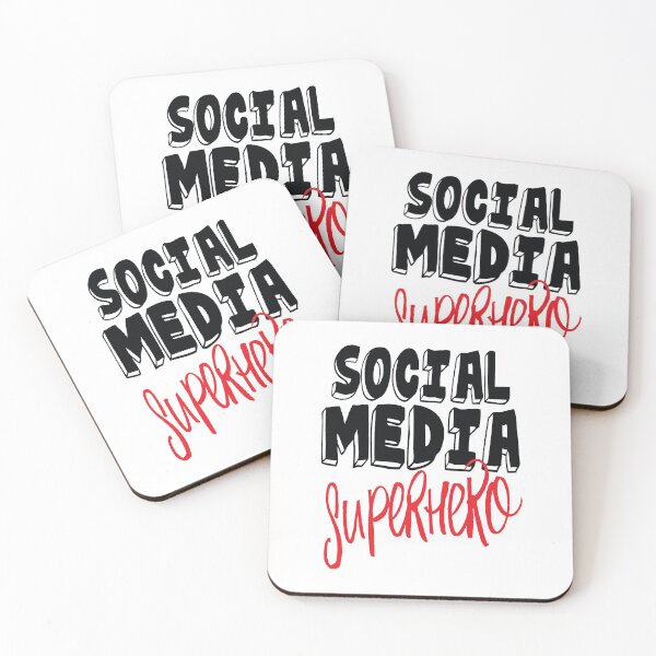 Artikelvorschau, Social Media Superheld Digitales Marketing entworfen und verkauft von ProjectX23.