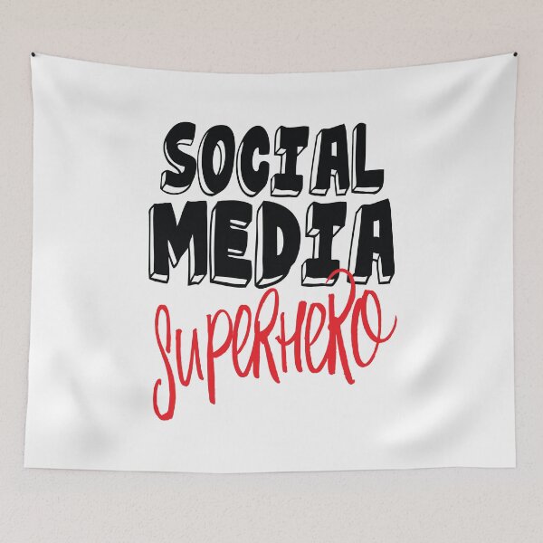 Item preview, Social Media Superhero Digital Marketing designed and sold by ProjectX23.