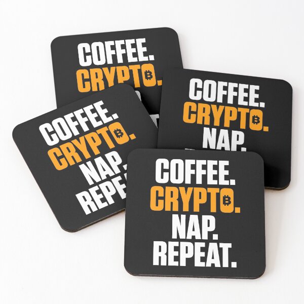 Item preview, Coffee Crypto Nap Repeat Funny Cryptocurrency designed and sold by perfectpresents.