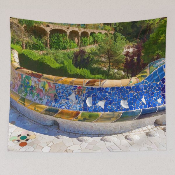 Item preview, Gaudi's Park Guell - Impressions Of Barcelona designed and sold by Georgia Mizuleva.