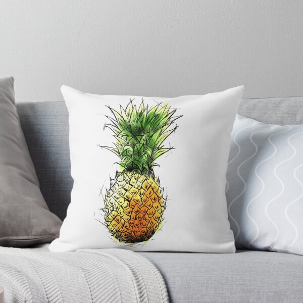 Item preview, Sketchy Watercolor Pineapple designed and sold by SketchingSofia.