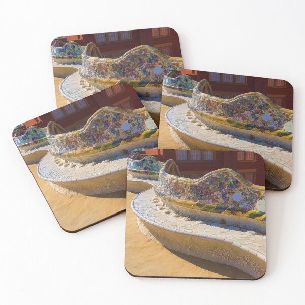 Item preview, Gaudi's Park Guell Sinuous Curves - Impressions Of Barcelona designed and sold by Georgia Mizuleva.