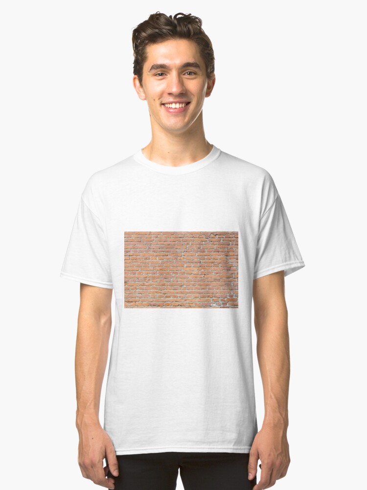 Alternate view of Old worn brick wall Classic T-Shirt