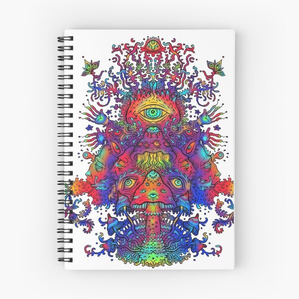 Artikelvorschau, Trippy Hippie Psychedelic Mushroom Psilocybin entworfen und verkauft von Chuft.