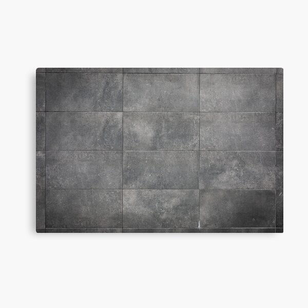 Modern grey stone wall Canvas Print
