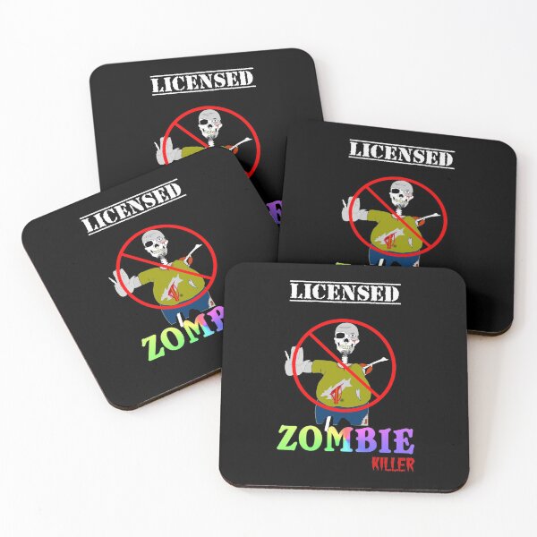Item preview, Funny Licensed Zombie Killer Halloween designed and sold by perfectpresents.