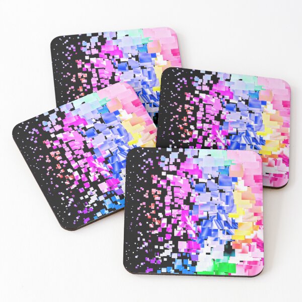 Item preview, Colored snowflakes pattern designed and sold by Ioka.