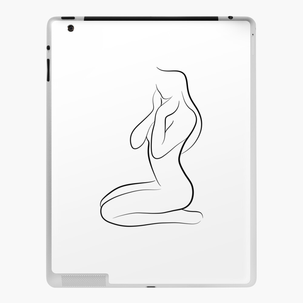 Nude Line Art - A Girl Named Guiliana