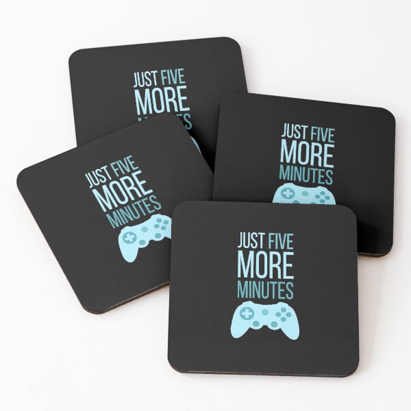 Item preview, Gamepad with quote Just five more minutes designed and sold by ellysoul.