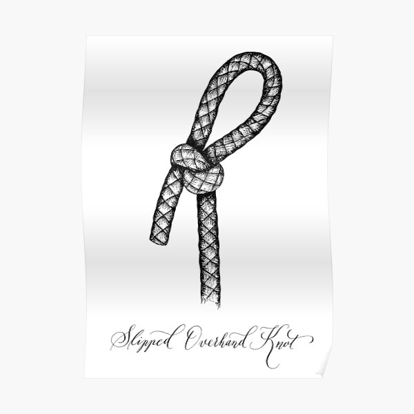 Slipped Overhand Knot Poster