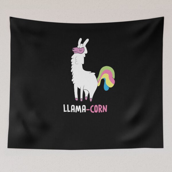 Item preview, Llama + Unicorn = Llama-corn designed and sold by Mohja-Design.