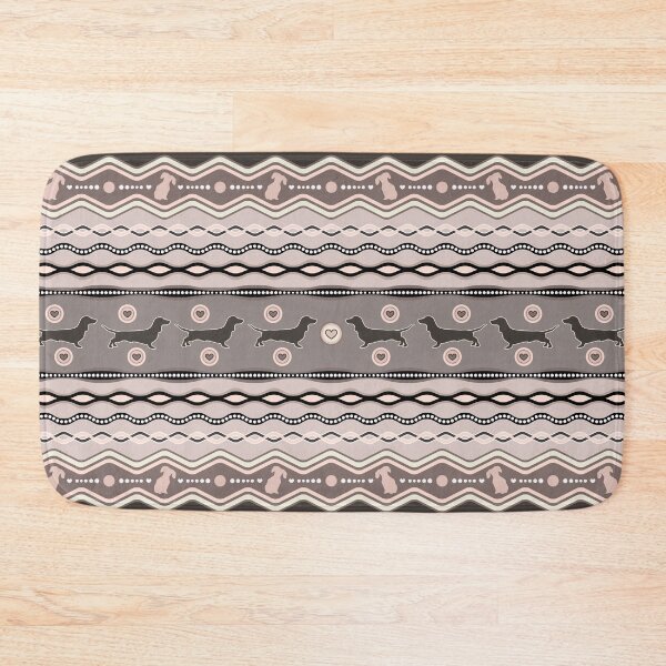 Item preview, Dachshund - Decorative Pattern in pastels designed and sold by k9printart.