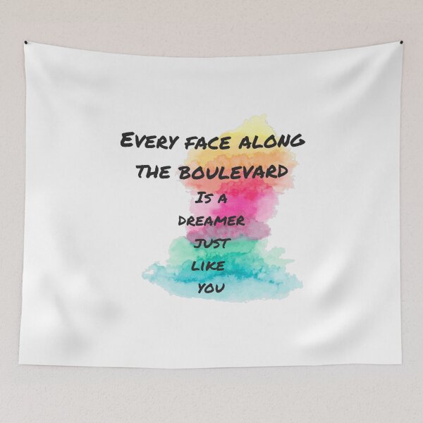 Item preview, LA Lyrics Watercolor  designed and sold by HeatherForever.