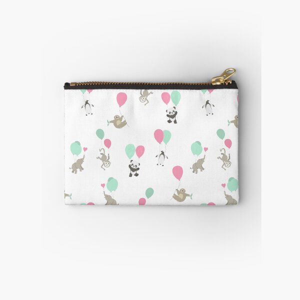 Item preview, cute little animals flying away with balloons designed and sold by studioMoSa.