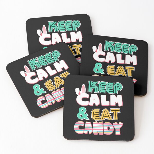 Item preview, Cute Keep Calm & Eat Candy Easter Bunny Holiday designed and sold by perfectpresents.