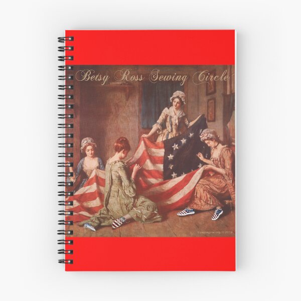 Aperçu de l'œuvre Cercle de couture Betsy Ross créée et vendue par EyeMagined.