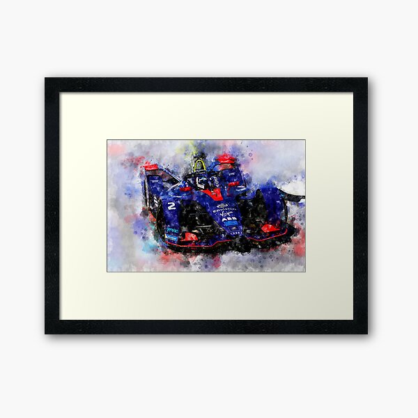 Sam Bird, Formula E Framed Art Print