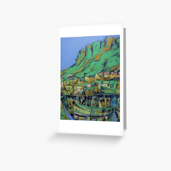 Kalk Bay Harbour, Cape Town Greeting Card