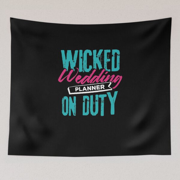 Item preview, Wicked Wedding Planner On Duty T-Shirt designed and sold by TravelAl.