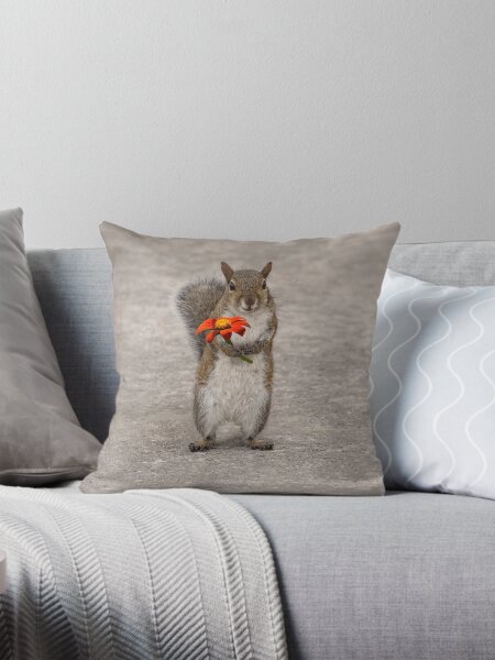 Item preview, Special For You, Squirrel With Flower designed and sold by Zina Stromberg.