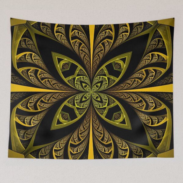 Item preview, Gold-Leafed Foil Fractal Latticework for LUX VOIR designed and sold by San Jaya Prime.