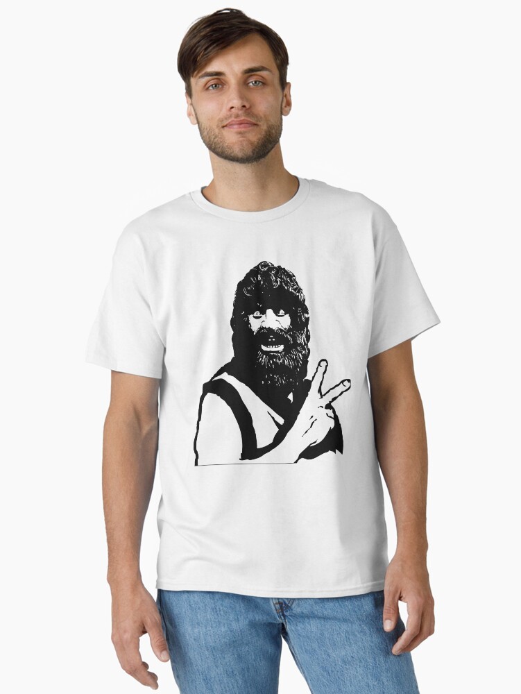 Thumbnail 1 of 7, Classic T-Shirt, Bionic Bigfoot Peace Sign Symbol designed and sold by mindofpeace.