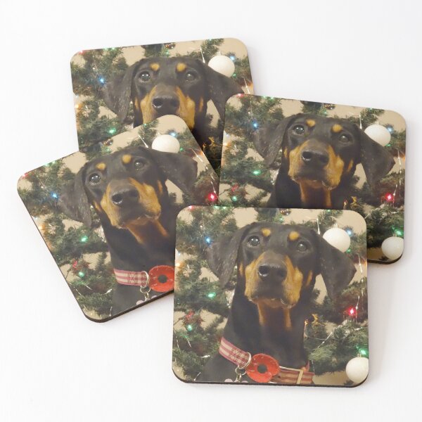 Item preview, Doberman Christmas designed and sold by Eva Dobie Arts.