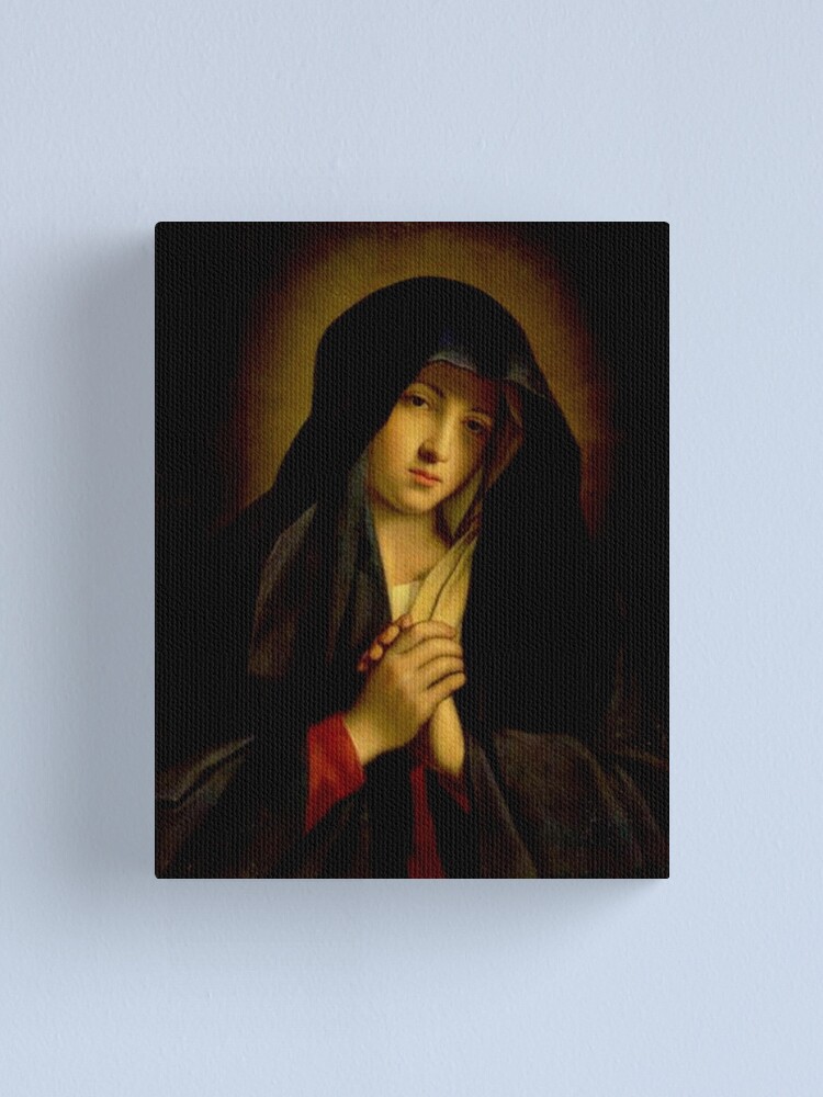 Vista alternativa de Lienzo María, madre de Jesús - La Virgen en el dolor