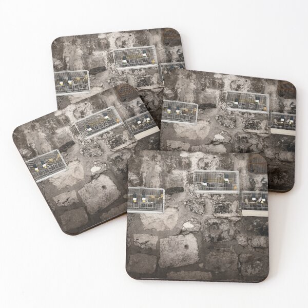 Item preview, Caged Birds Stone wall  designed and sold by Netsrotj.