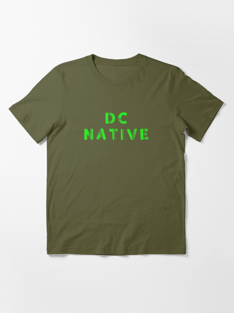 Washington DC Native Tee Shirt T-shirt Red White Unisex 