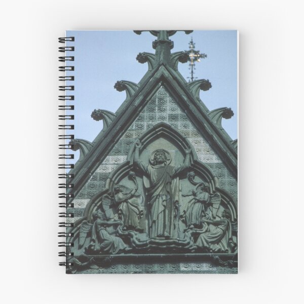 Item preview, Christ triumphant on top of facia Nidaros Trondheim Norway 19840622 0014 designed and sold by Fred Mitchell.