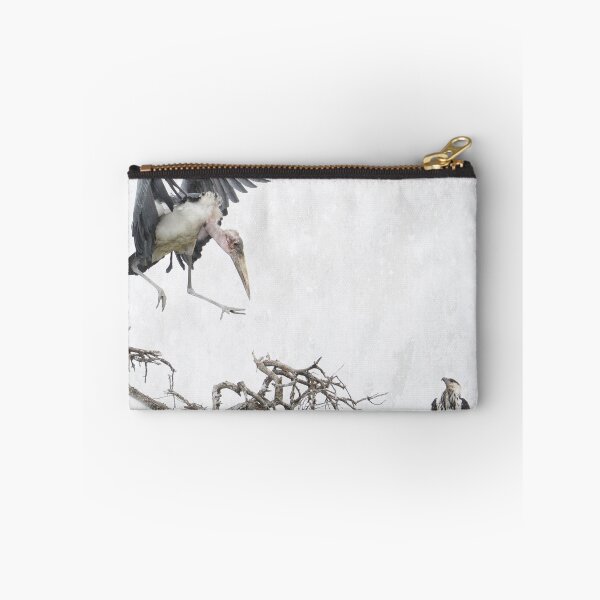 Item preview, Marabou stork and African hawk eagle designed and sold by nadine henley.