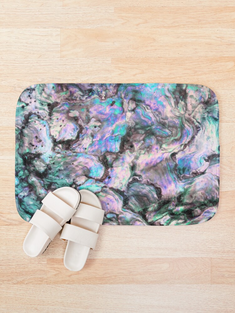 Alternate view of Mermaid Texture 1 Bath Mat