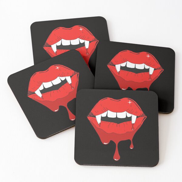Item preview, Hot Fangs Dripping Blood designed and sold by vectorbay.