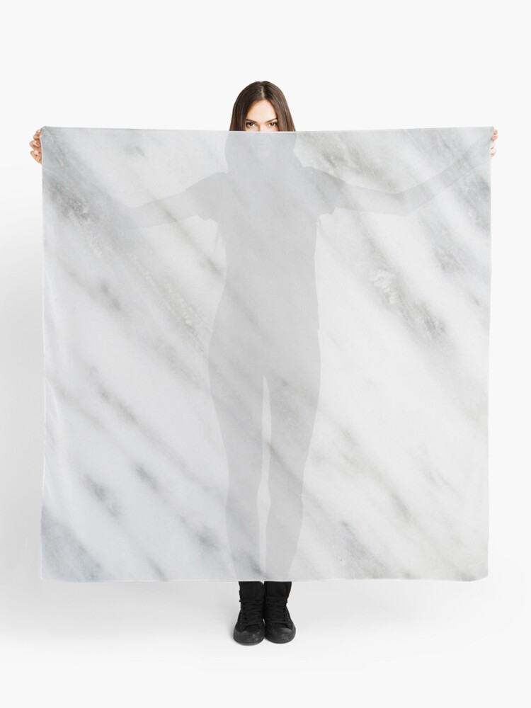 carrara italian marble texture scarf by cafelab redbubble redbubble