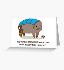 Elcor Hamlet Greeting Card