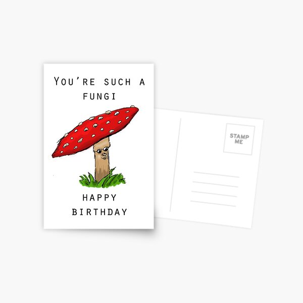 Item preview, Fungi Birthday  designed and sold by LauraMcEwanIS.