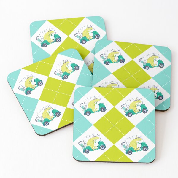 Item preview, Golf Carting Dino designed and sold by Jacqueline Hurd.
