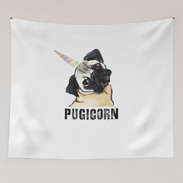 Item preview, Pugicorn: Pug and Unicorn designed and sold by gsproductsgs.