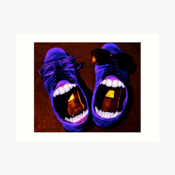 Blue Suede Shoes Art Print