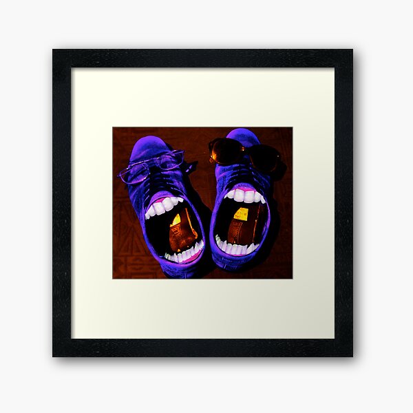 Blue Suede Shoes Framed Art Print