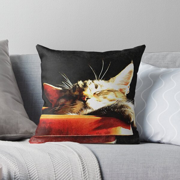 Wake Me When It Is Dinner Time Throw Pillow