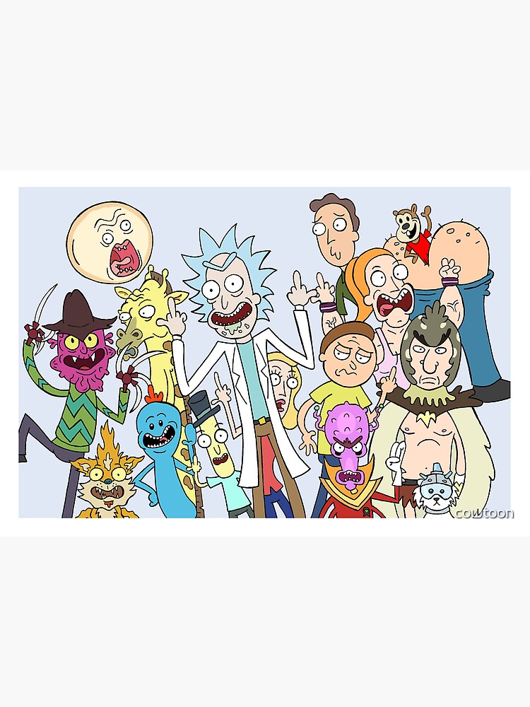 A Rick and Morty Collage by cowtoon