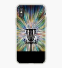 Disc Golf Basket Silhouette iPhone Case