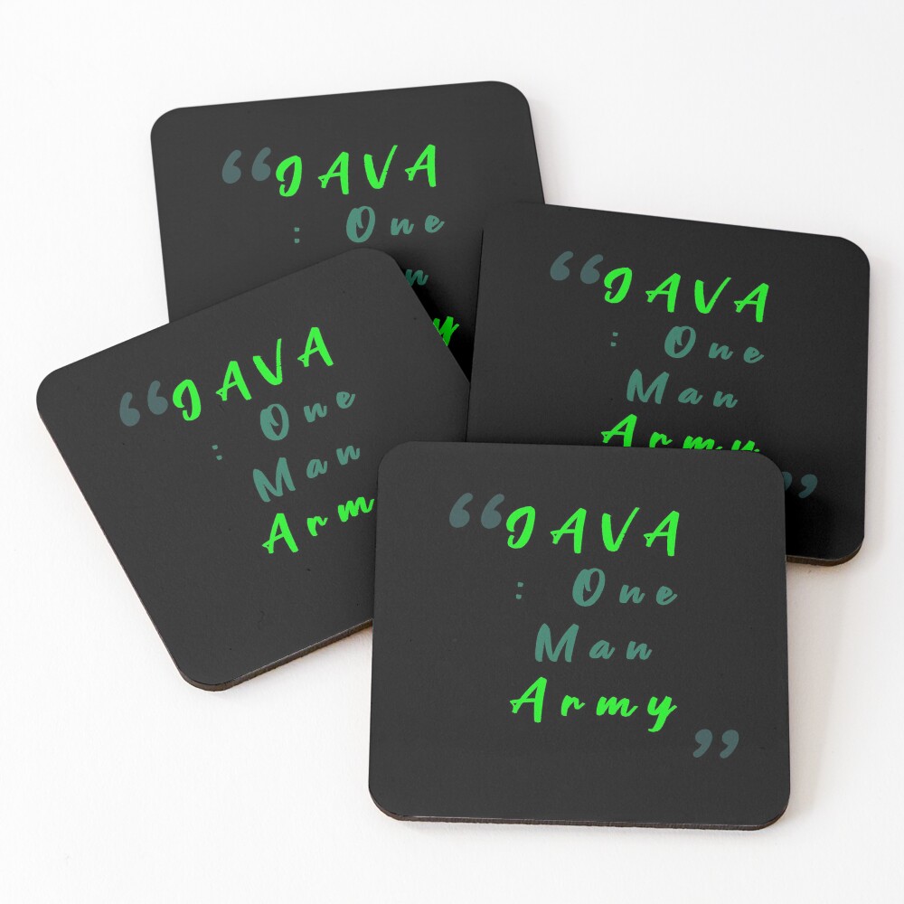 Item preview, Coasters (Set of 4) designed and sold by TextyQuotes.