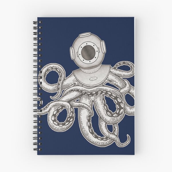 Item preview, Steampunk Octopus With Diving Bell designed and sold by DeAnna Hickman.