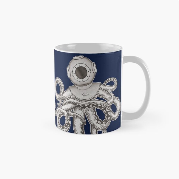 Item preview, Steampunk Octopus With Diving Bell designed and sold by DeAnna Hickman.