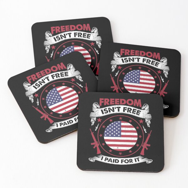 Item preview, Freedom Isn't Free I Paid For It Patriotic Veteran designed and sold by perfectpresents.