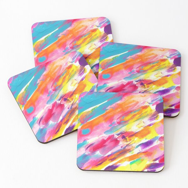 Item preview, Fruity Rainbow Abstract Painting designed and sold by Daydreamer Alley.