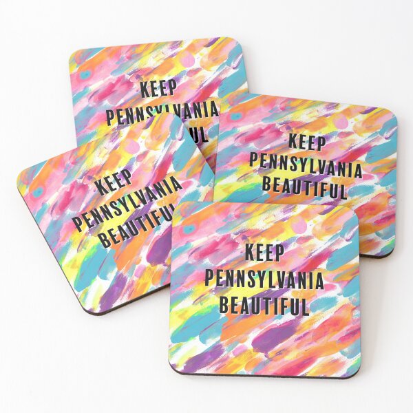 Item preview, Keep Pennsylvania Beautiful Colorful Abstract designed and sold by Daydreamer Alley.